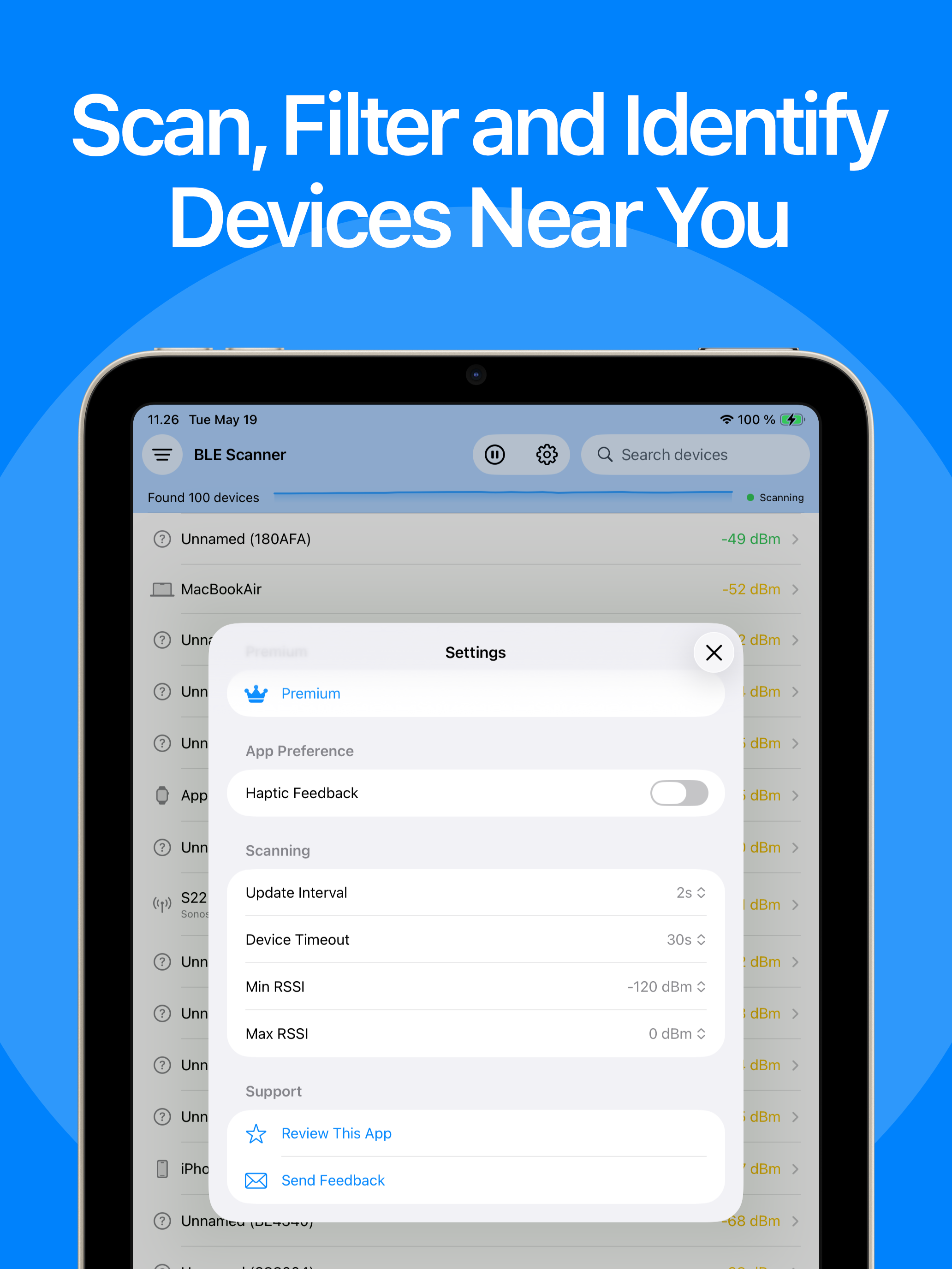 BLE Scanner - Bluetooth Finder
