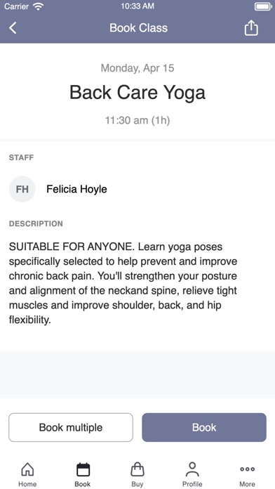 Sunrise Yoga Studio Screenshot