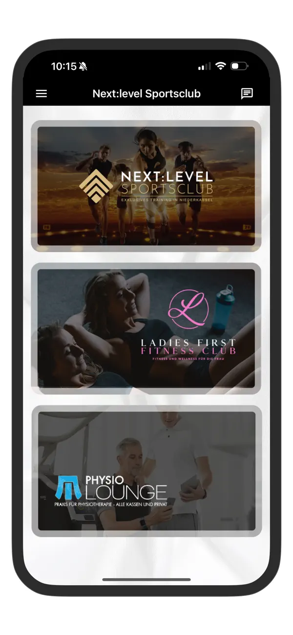 Screenshot #1 pour Next:level Sportclub