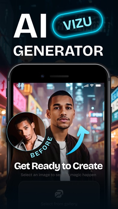 Vizu - AI Photo & Video Maker Screenshot