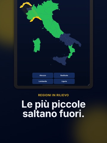 Indovina la Regione iPad screenshot