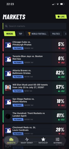 Prediction Market screenshot
