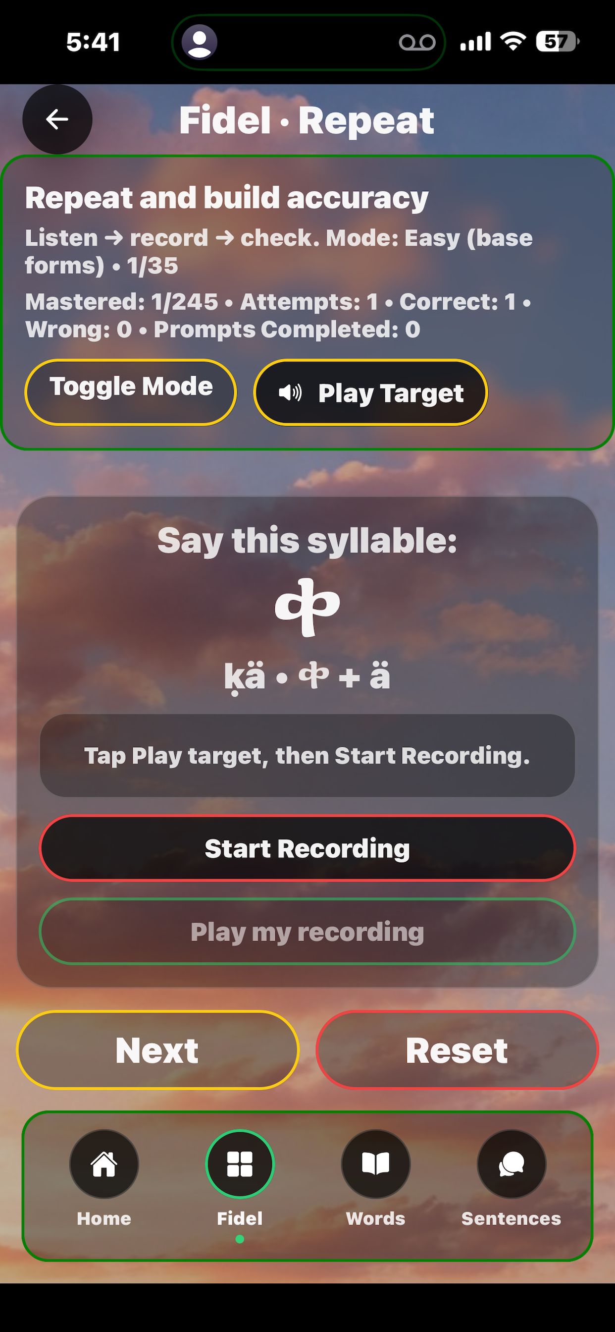 Amharic Tutor screenshot 5