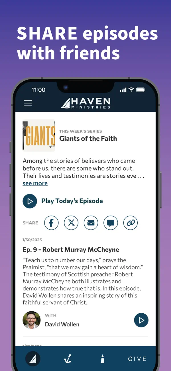 Screenshot #1 pour Haven Today