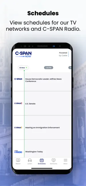 C-SPAN Now iPhone screenshot 5