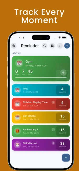 Countdown Reminder: Days Left screenshot 1