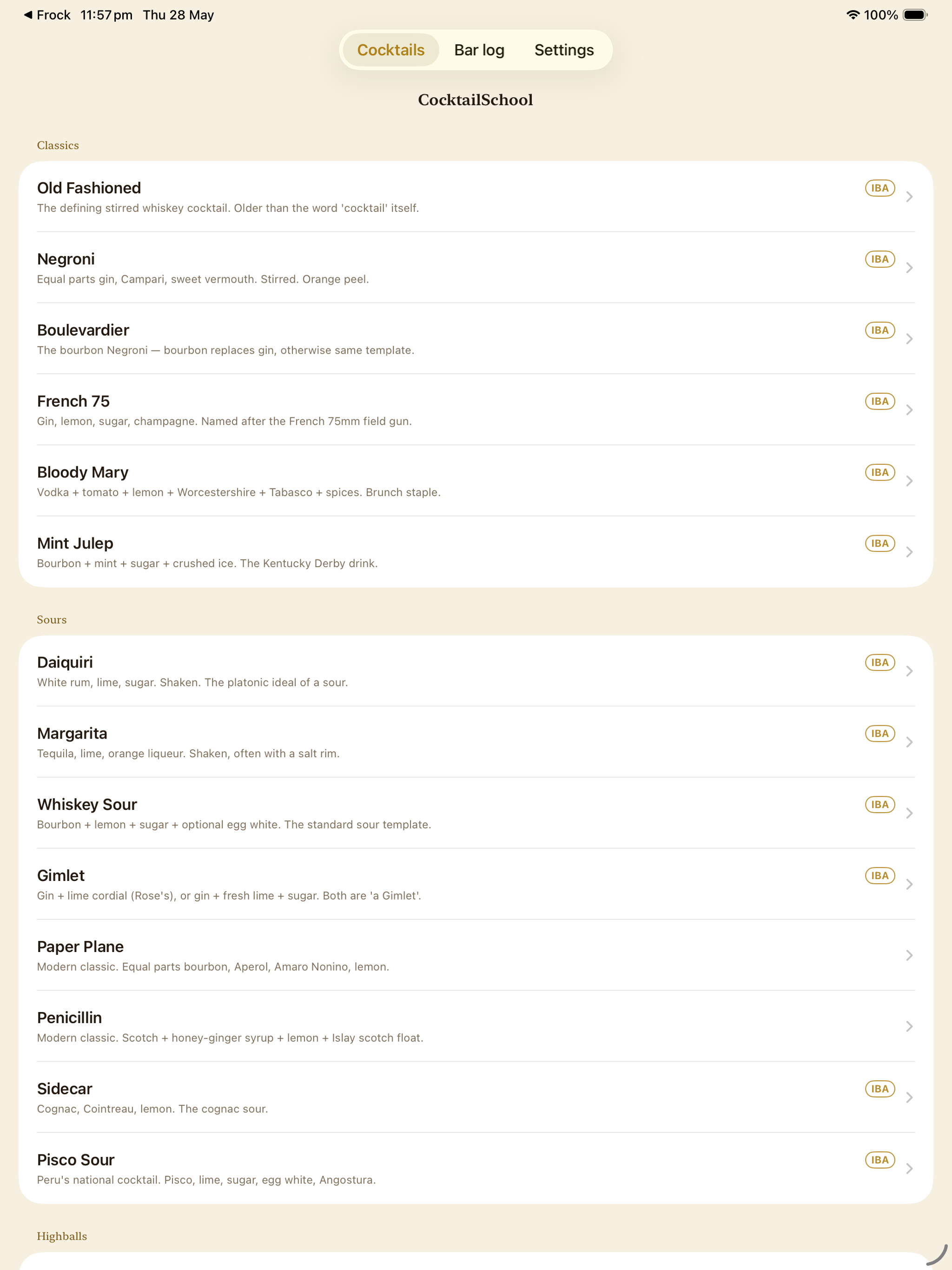 CocktailSchool screenshot 10