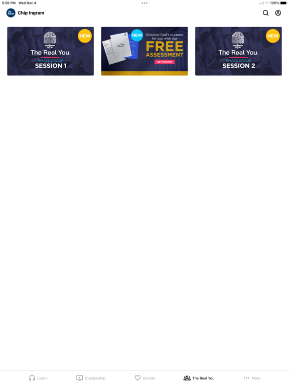 Chip Ingram iPad screenshot 4 - Education app