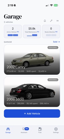 Garage: Vehicle Management screenshot