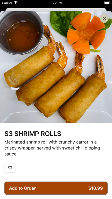 Sukhothai Restaurant iPhone screenshot 4 - Food & Drink app