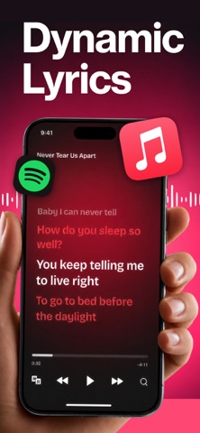 Dynamic Lyrics: Car Widget iPhone screenshot