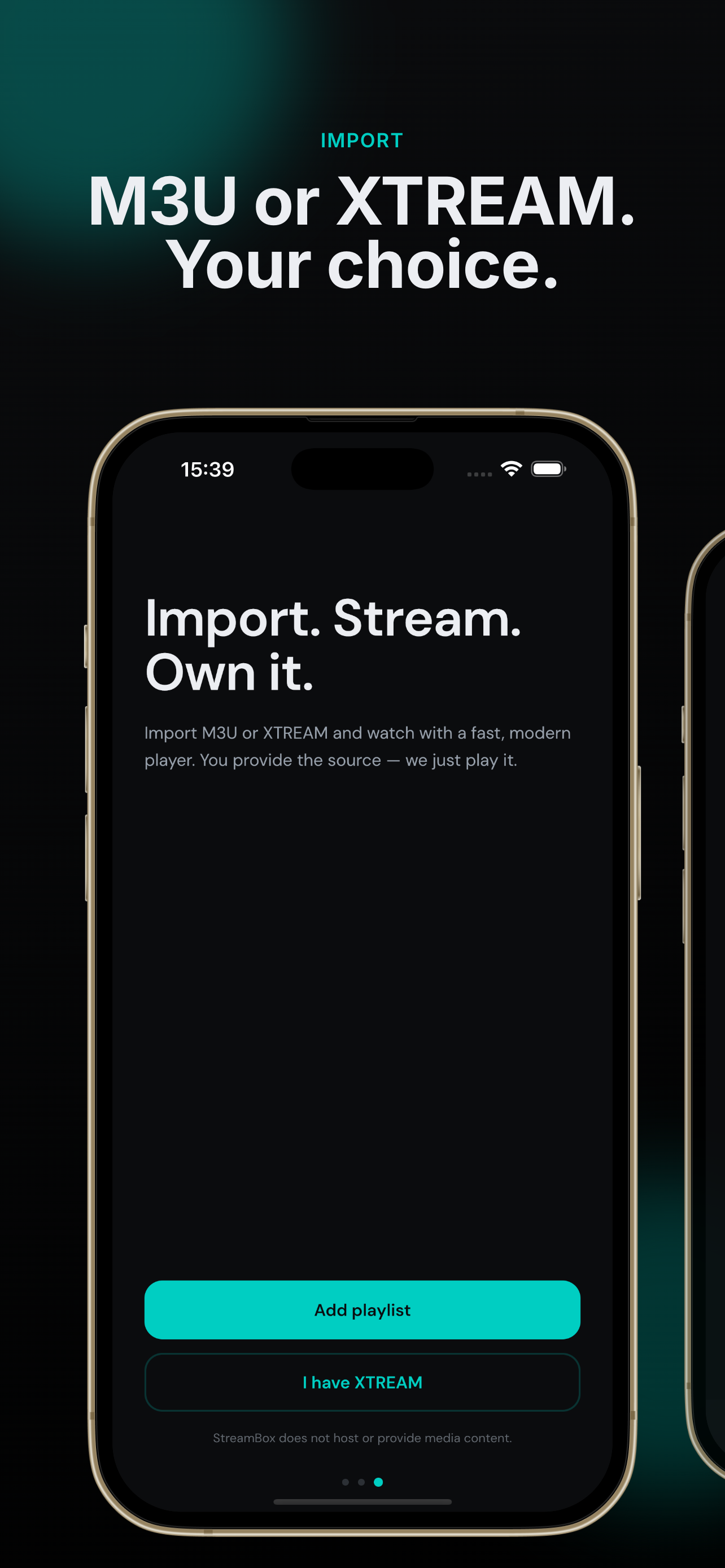 StreamBox M3U Player screenshot 2