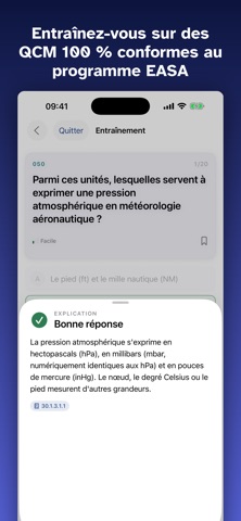 PPL Théorique : Examen QCM screenshot
