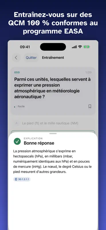 PPL Théorique : Examen QCM screenshot 2 of 8