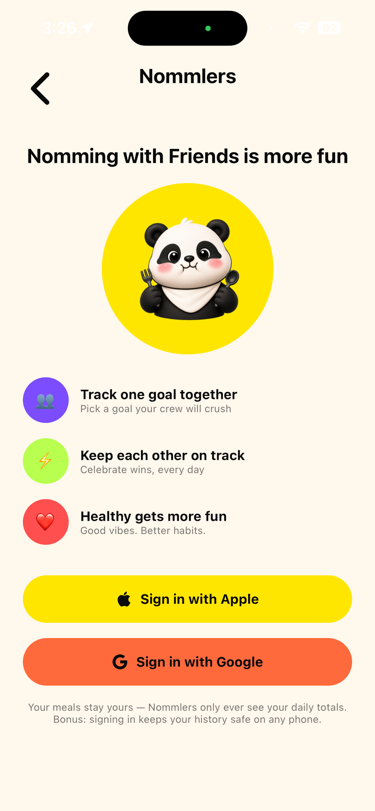 Nomming screenshot 3