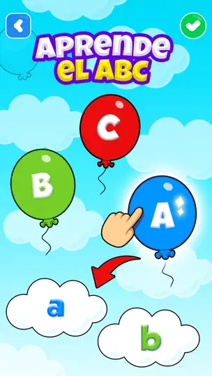 Captura de pantalla de Balloon Pop: Juegos Para Bebés en iPhone 5