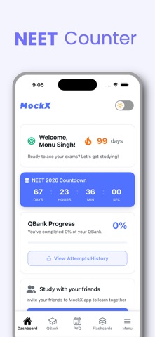 MockX NEET-2026 Exam Prep APP screenshot