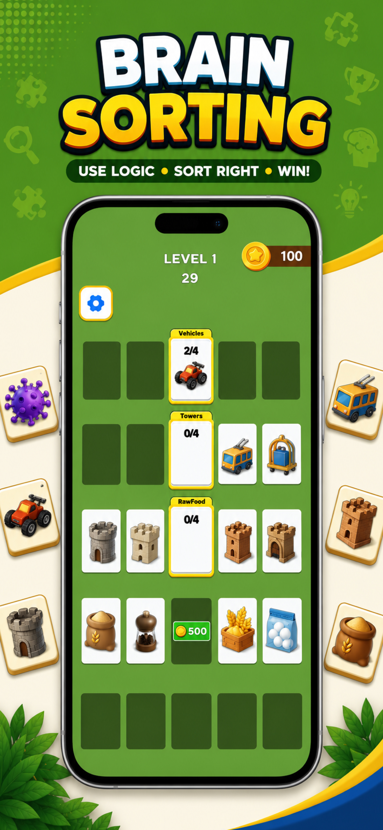 Category Sort: Puzzle Game screenshot 5