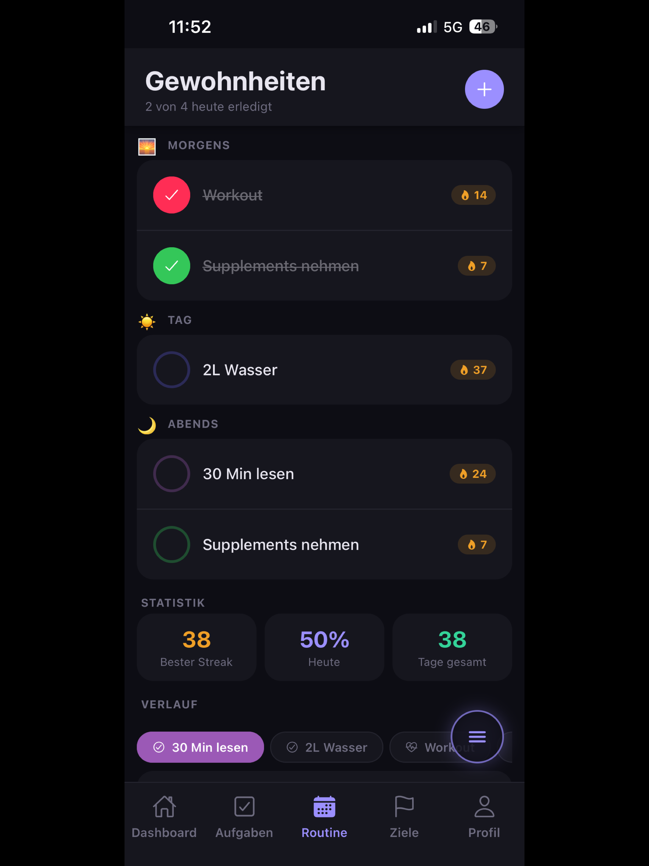 Level Up Daily: Ziele & Habits screenshot 11