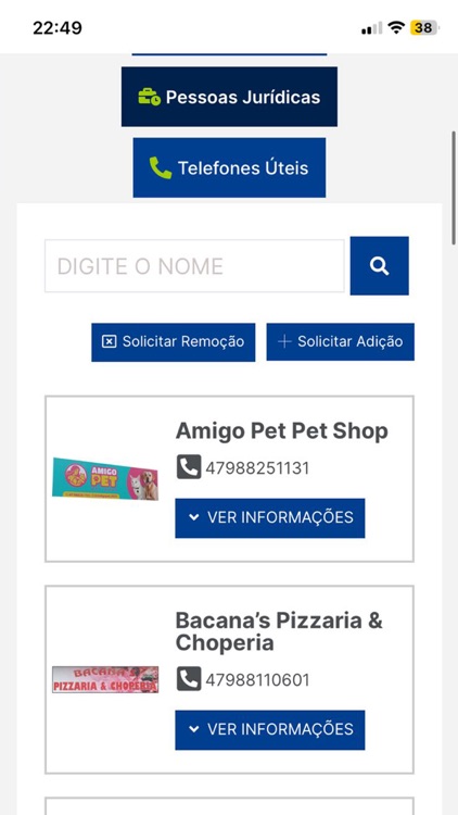 Listou SC Lista Telefônica