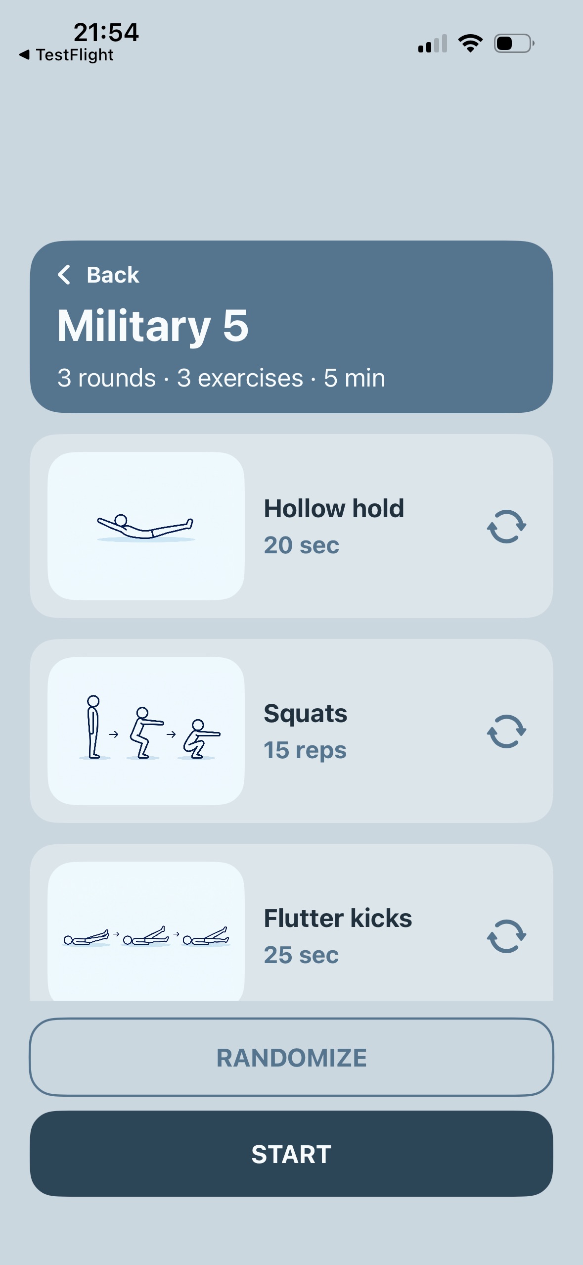 Screenshot 1 of RDK Motion: Home Workout