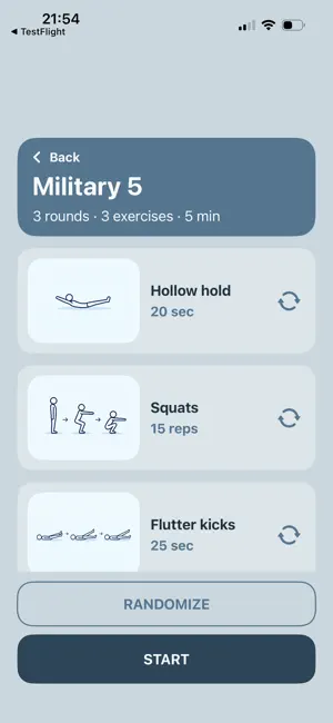 RDK Motion: Home Workout screenshot 1