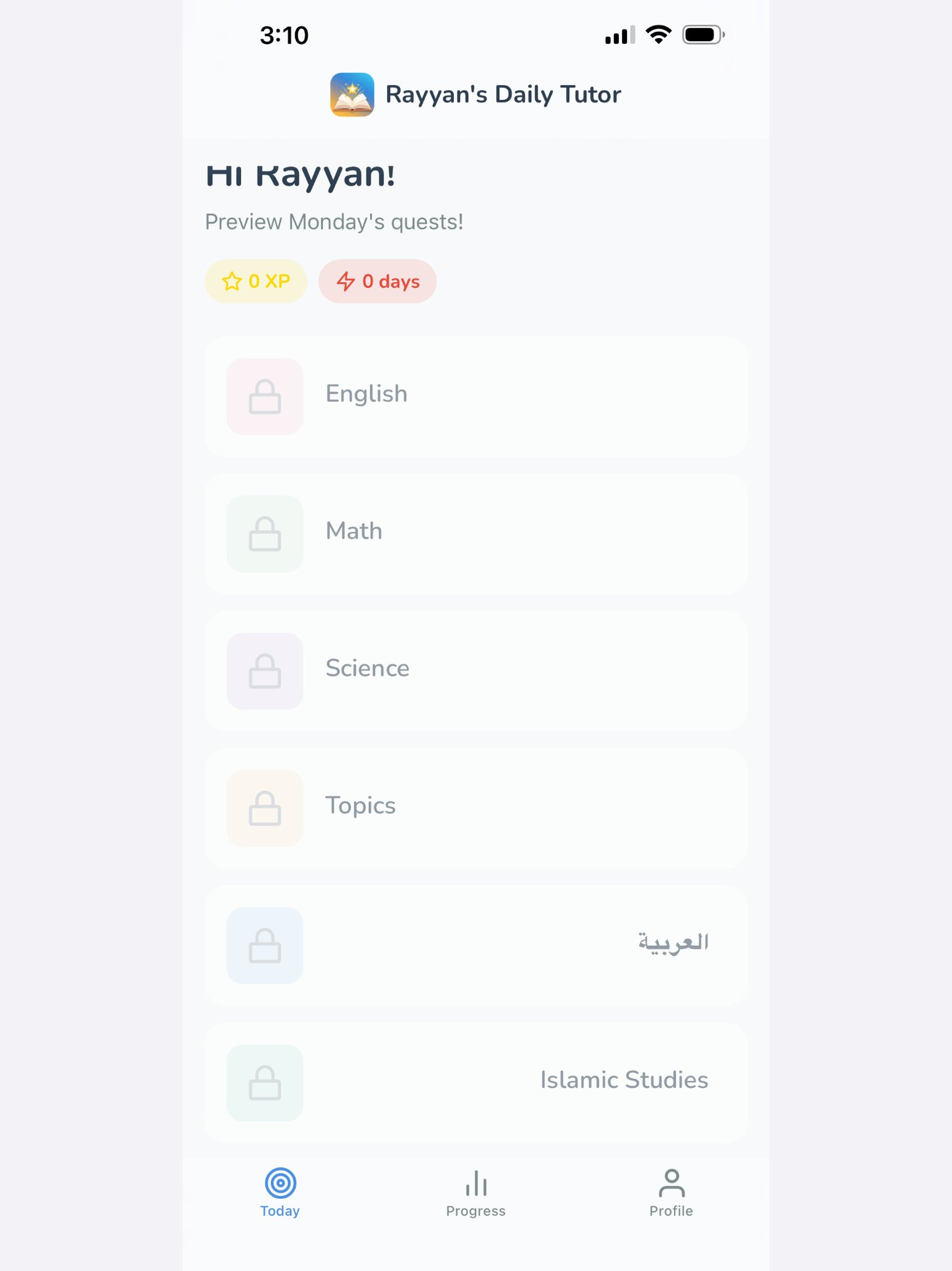 Rayyan Daily Tutor screenshot 5