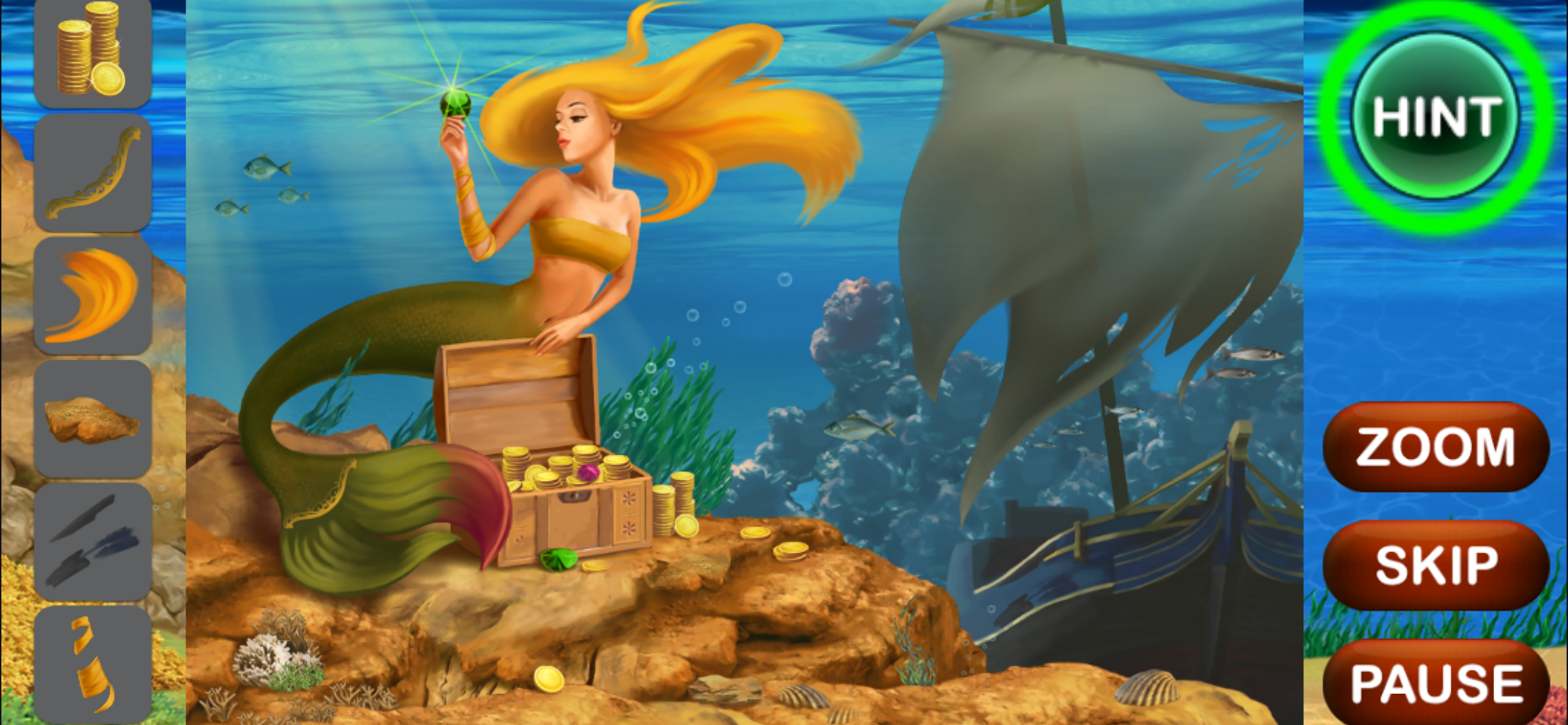 Mermaid Hidden Objects