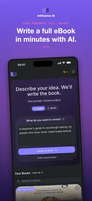 Inkfluence - eBook Maker screenshot 1