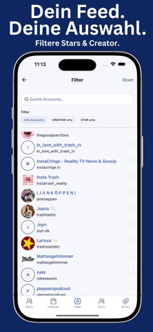 RealityPlus – Reality TV Feed screenshot