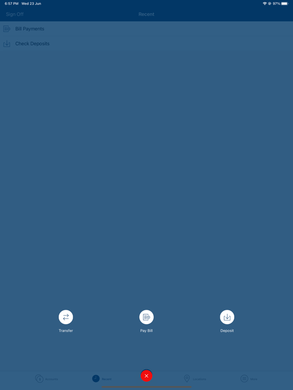 PrimeSouth Bank GA iPad screenshot 3 - Finance app