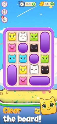Drop the cat : Merge puzzle screenshot