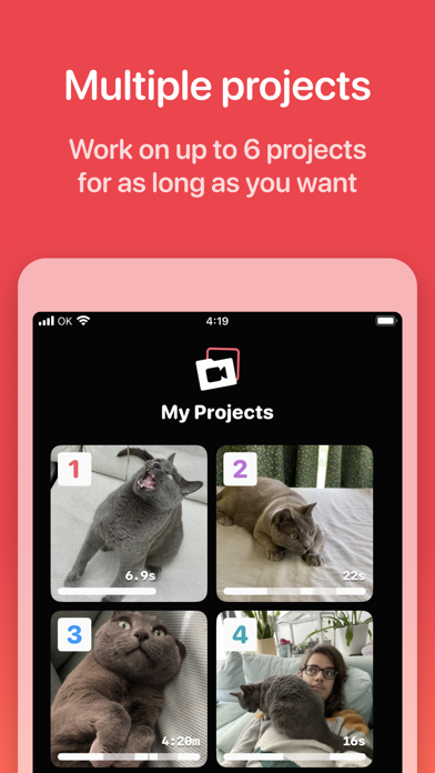 OK Video - Clips Camera Screenshot