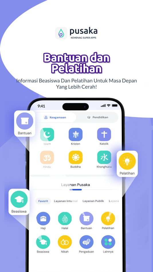 #3. Pusaka Apps (iOS) Podle: Kementerian Agama RI