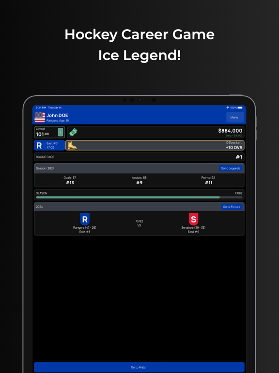Hockey Career Game: Ice Legendのおすすめ画像1