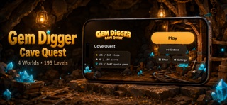 Gem Digger: Cave Quest Screenshot 2 of 4