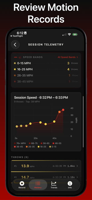 Arm Speed Motion Analyzer Screenshot 4 of 9