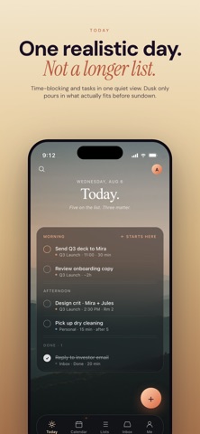 Done By Dusk: AI Planner iPhone screenshot