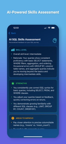 SQL Bubble Pop-SQL Coding Game iPhone screenshot