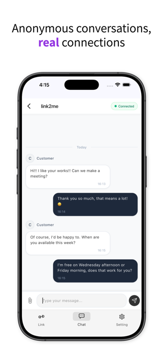 Link2Me - Anonymous Chat Screenshot 4 of 4