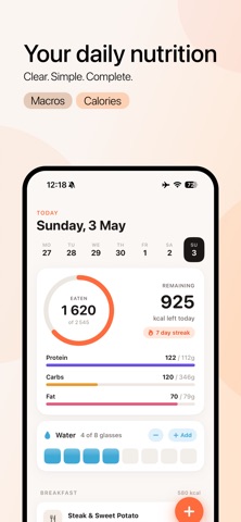 Porcion - Calorie Tracker Screenshot 2 of 7