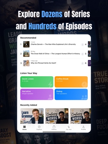 Lispora: English Listening iPad screenshot