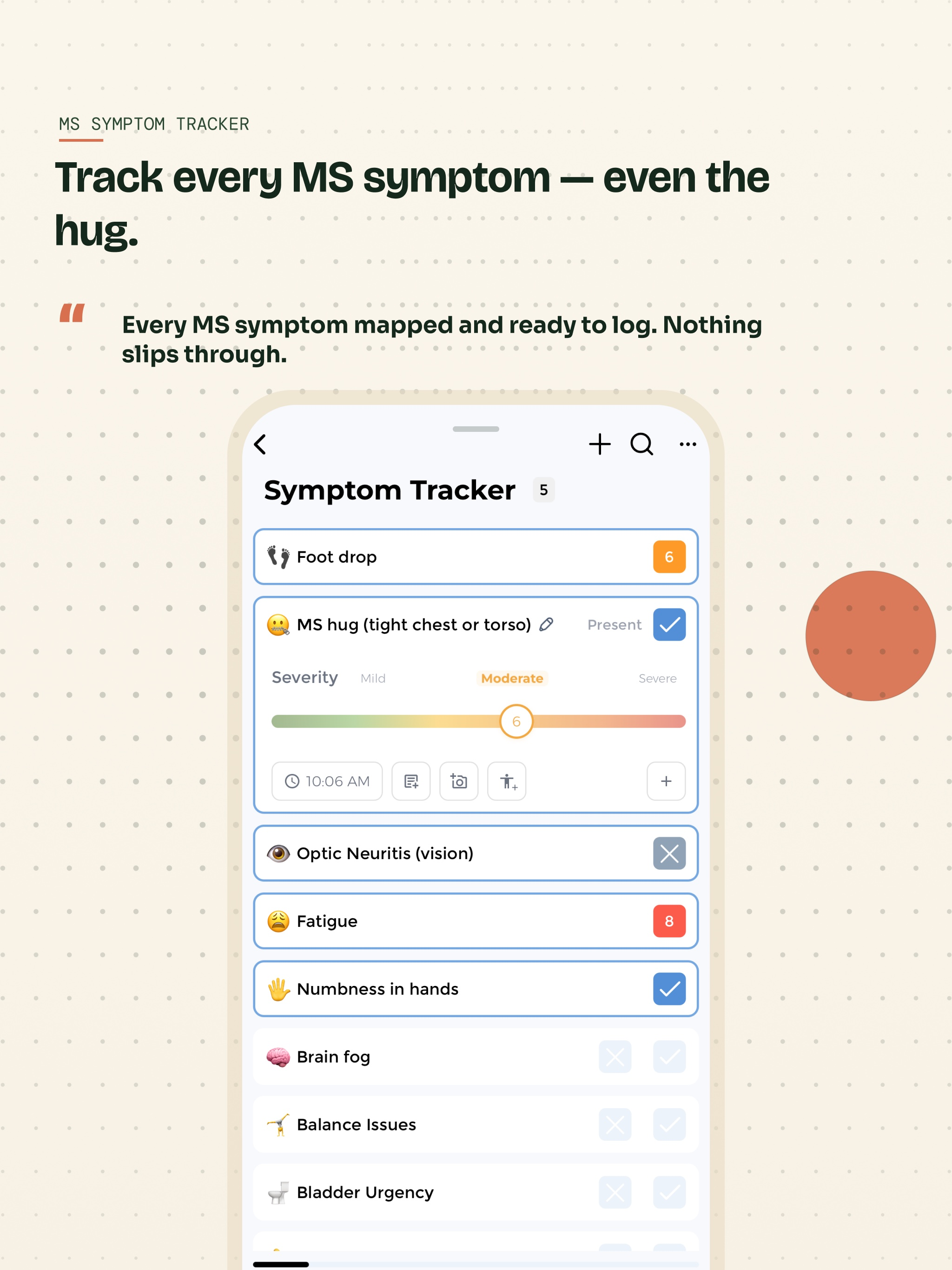 Multiple Sclerosis Tracker screenshot 12