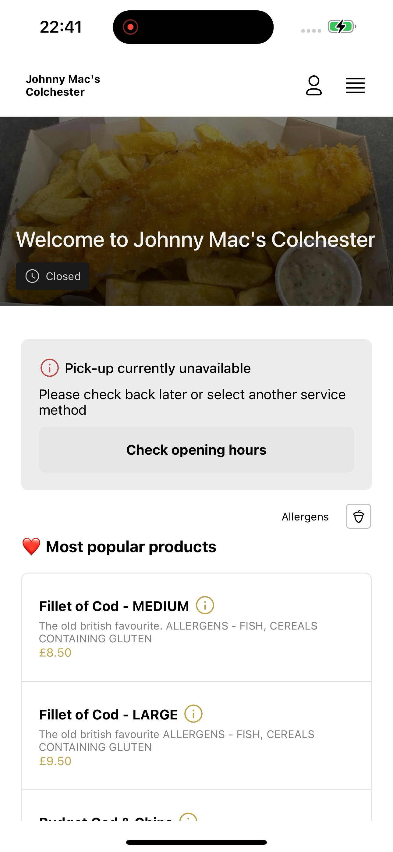 Johnny Mac's Colchester screenshot 5