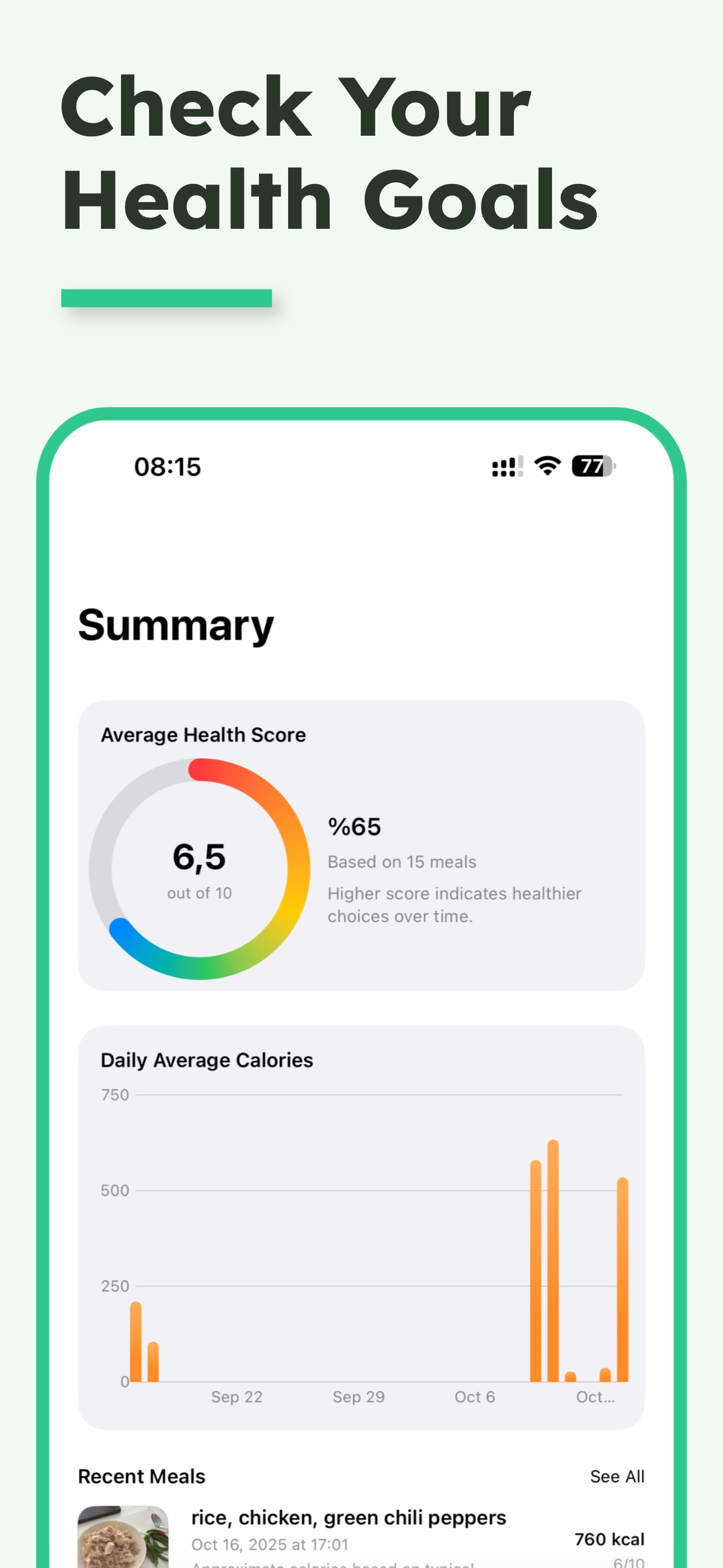 Kalorie · AI Food Scan