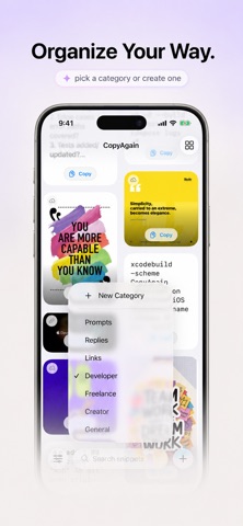 CopyAgain: Copy/Paste Library Screenshot 2 of 5