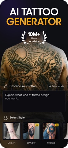 AiTattooInk: Tattoo Creator Screenshot 1 of 5