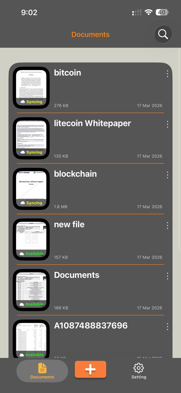iPhone screenshot