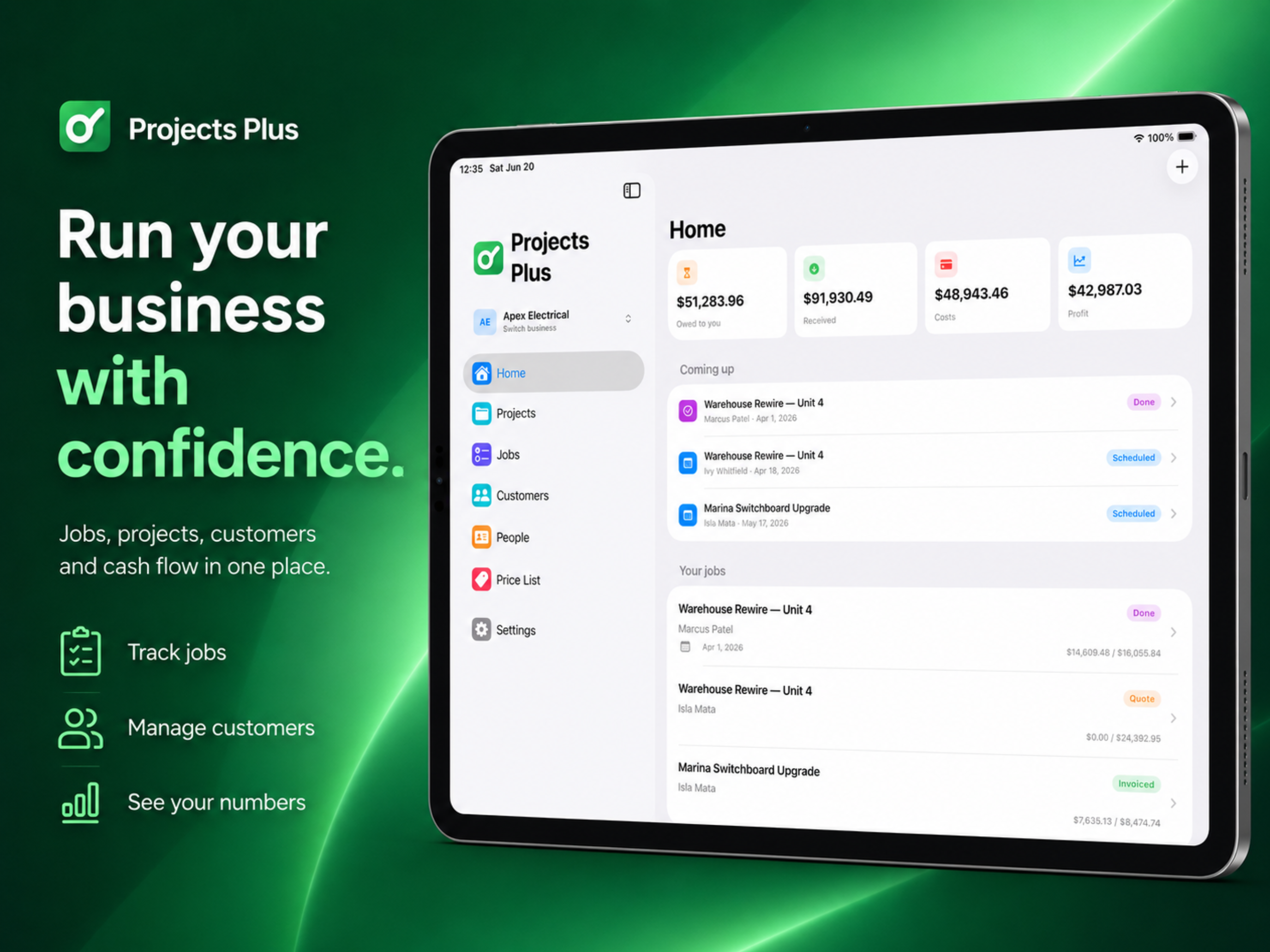 Projects Plus: Job Invoices