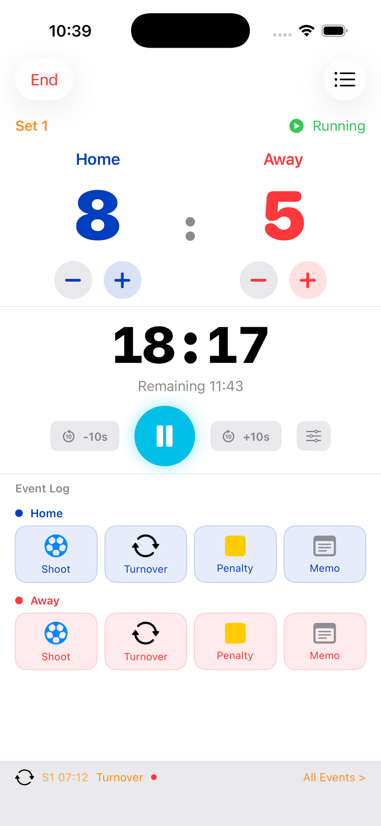 Handball Simple Stats screenshot 3